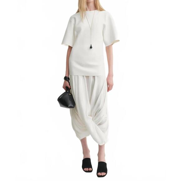 TOTEME Dresses & Skirts - NEW TOTEME cocoon tee dress in white